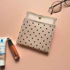 メッシュポーチ ハンカチポーチ ハンカチケース メッシュ タオル ハンカチ ポーチ 濡れたハンカチ ネッククーラー マチ付 熱中症対策 通気性 バッグインバッグ ランドセル フェイラー 小物入れ シンプル かわいい おしゃれ 衛生 潔癖