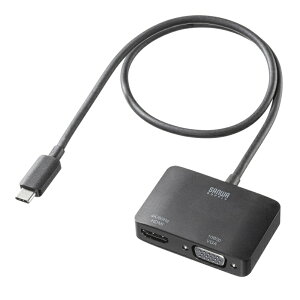 �T�����T�v���C�@USB Type C-HDMI+VGA�ϊ��A�_�v�^�@AD-ALCMST2HV