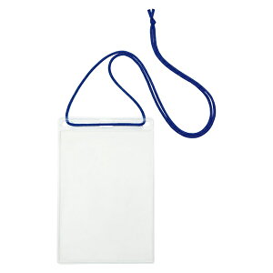 【まとめ買い】オープン工業 吊り下げ名札 ハガキ用(中紙寸法:幅100×高さ148mm) 青 10枚入り 3袋/10袋/25袋 NL-13-BU