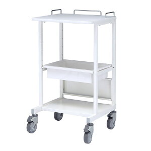 サンワサプライ 電子カルテカート(幅552×奥行470mm) RAC-HP14SCW