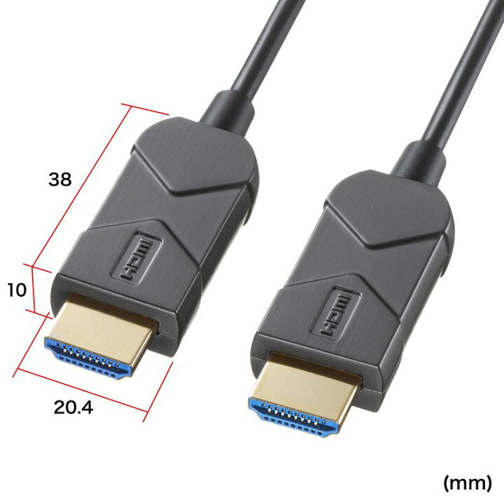 楽天市場】サンワサプライ 8K/60Hz・4K/120Hz対応光ファイバHDMI  