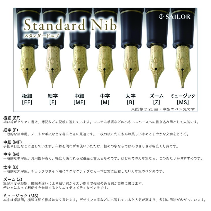 楽天市場】セーラー万年筆 プロフェッショナルギア 金 万年筆 ブラック 
