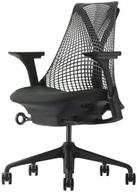 HermanMiller　SAYL Chairs(セイルチェア)　サスペンションミドルバック　ブラック　AS1YA23AAN2BK