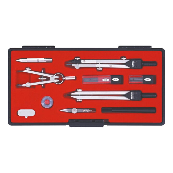 楽天市場】ウチダ KD型製図器 SEセット 10品組 [ 1-730-7025 ] : 事務蔵