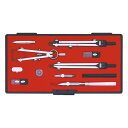 ウチダ　KD型製図器　SEセット　13品組A(烏口入り) [ 1-730-7302 ]