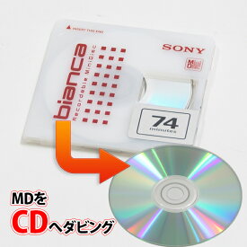 MDからCDへのダビング