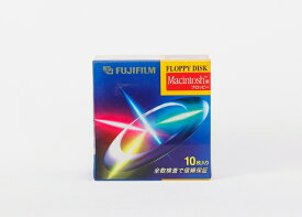 [状態D 経年品]【FUJIFILM Macintosh用 2HD 3.5型フロッピーディスク10枚組】【未使用品!!】