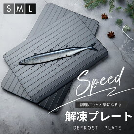 ＼P10倍衝撃SALE／解凍プレート 急速解凍 業務用 家庭用 自然解凍 急速 解凍 食品解凍 肉 刺身 正規品 冷凍食品対応 お祝いギフト 母の日2024 省エネ 電気不要 解凍皿 解凍 プレート 肉 粗熱 アルミ スピード 超 急速 解凍 プレート 解凍板 解凍ツール 冷凍食品