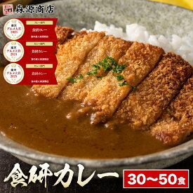 食研カレー 200g×30袋 40袋 50袋 セット 【楽天グルメ大賞2年連続受賞】カレー レトルト 日本食研 業務用 中辛 湯煎 保存食 災害 備蓄 食料 避難セット 食品 惣菜 森源商店 ギフト プレゼント 敬老の日