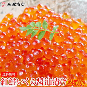 【300円OFFクーポン♪】紅鮭 いくら 醤油漬け 250g 送料無料 イクラ 海鮮 丼 軍艦 手巻き 寿司 ちらし ギ