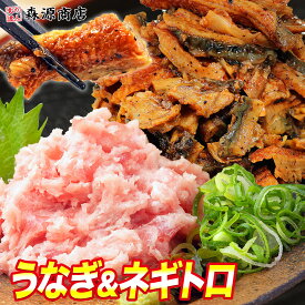 ネギトロと刻み鰻セット マグロ 5人前 うなぎ 500g 鮪 ねぎとろ まぐろ 鰻 お中元 ギフト プレゼント 御中元