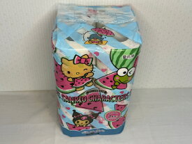NEW 夏限定 サンリオキャラクターズ キティちゃん等の可愛いデザインの 48個入り　可愛い　トイレットペーパー25mダブル巻き　2種類のプリント柄　甘く優しいスイーツの香り付　お子様のトイレトレーニングにも大活躍　12ロールx4　48個入り