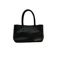 【新品】CHROME HEARTS クロムハーツ レザートートバッグ ミニトート スクロールラベル ダガージップ ク…