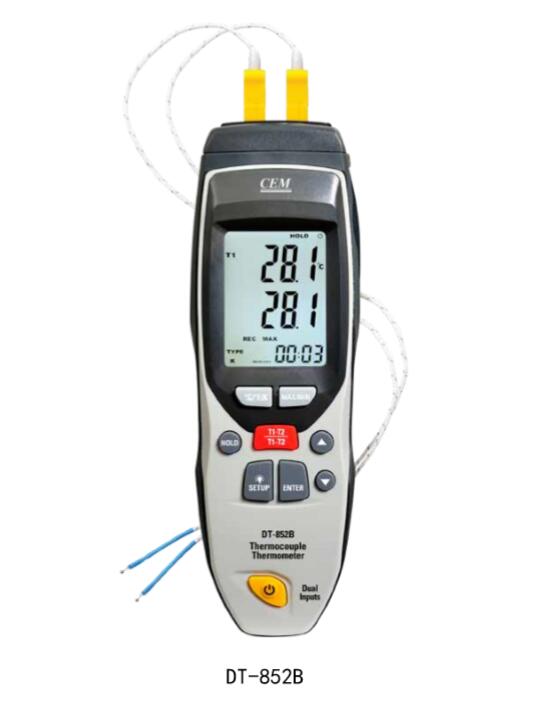 プレゼント タイプ K J 気質アップ 接触式温度計 送料無料 CEM社 DT-852B