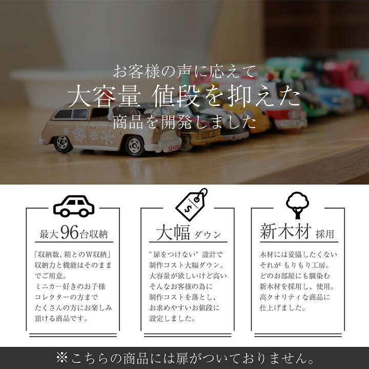 楽天市場】【累計7,000ケース突破】ミニカー 収納 ミニカーケース 8×6 