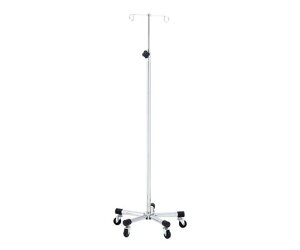 点滴スタンド イルリガートル台 IG-5F(5本丸脚タイプ) ※代引決済不可 【介護用品】【点滴台】【病院・施設向け】