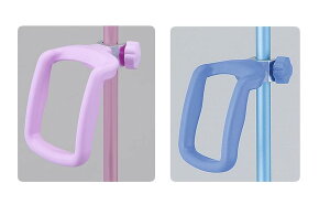 点滴スタンド・イルリガードル台専用持ち手 グリップハンドル IGH-P (ブルー・ピンク)取付可能パイプ径:約φ25mm【点滴関連商品】
