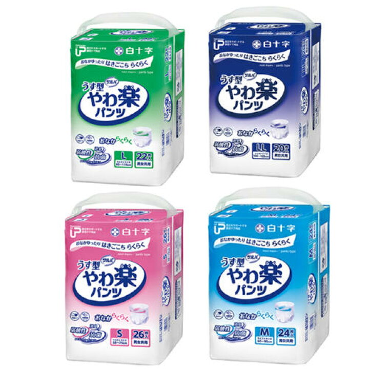 楽天市場】【ケース販売】PUサルバやわ楽パンツ 大人用紙おむつ パンツ 