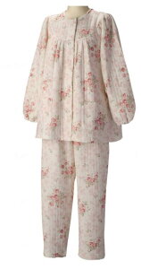 グンゼ 長袖パジャマ(婦人セット)秋冬用  S・М・L・LL【簡単】【着替え】【パジャマ】【寝具】【敬老の日】【贈り物】【施設】【衣類】