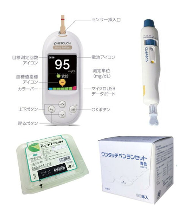 楽天市場】【即納】血糖値測定器 ワンタッチベリオリフレクト 