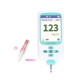【あす楽】【血糖値測定器】ニプロ　ケアファストLinkリンク2点セット（本体1台×LSランセット25本/1箱）Bluetooth機能搭載