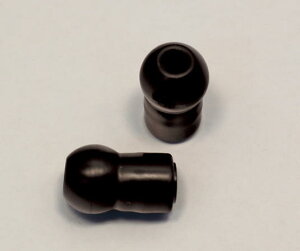 ソフトイヤーチップ(エリート・ハーベーDLX用)ブラック/グレー ウェルチアレン【聴診器】【医療用】【ウェルチアレン】【聴診器交換部品】