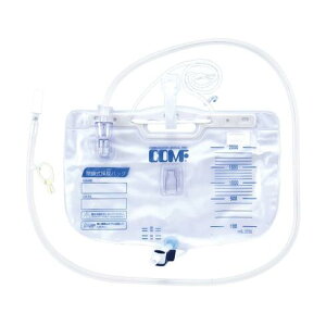 コンファ閉鎖式採尿バッグ(ショートタイプ) 800025013 容量:2000ml 入数:10枚【導尿バック 逆流防止】【導尿 バック】【介護用品】【ケア用品】【在宅介護】