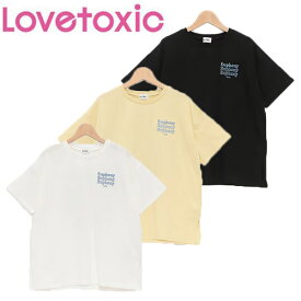 Lovetoxic(ラブトキシック)LTXC ワッペンBIG半TシャツM(150cm) L(160cm)8341288 子供服　キッズ　ジュニア