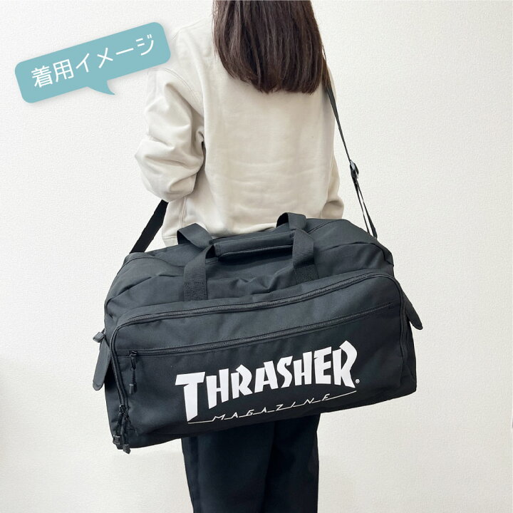 楽天市場】THRASHER スラッシャー トラベルボストンバッグ ボストン  