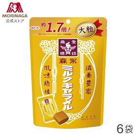 森永製菓 ミルクキャラメル大粒 132g×6袋