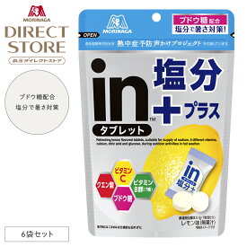森永製菓 inタブレット 塩分プラス 80g×6袋