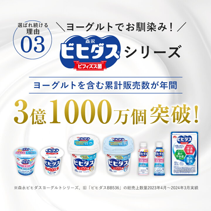 楽天市場】森永 ビヒダス 大腸のキホン 約30日分(1袋) ビフィズス菌 