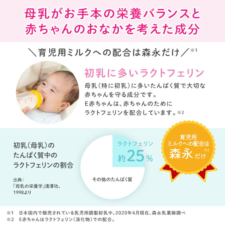 楽天市場】森永 E赤ちゃん 大缶 ＜ 800g (8個セット)＞【 森永乳業 