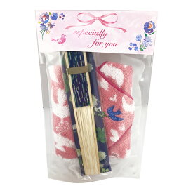 【NOBANA 扇子セット】せんす ふんわり優しいデザイン 和柄 扇子＆扇子袋 セット 春 夏 スプリング サマー 上品 かわいい 和風 ギフト レディース プレゼント おしゃれ 清楚 花柄 扇子袋付き 涼しい 手土産 日本風 扇子セット 収納袋付き