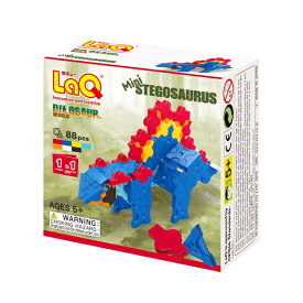 LaQ ラキュー ミニステゴサウルス L1795 | ブロック ヨシリツ 日本製 知育玩具 パズル プログラミング 誕生日 入園祝い 入学祝い プレゼント ギフト 贈り物 クリスマス 4才 4歳 5才 5歳 6才 6歳 7才 7歳