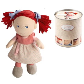 HABA ハバ 缶入りドール 赤毛のミリ HA5737 | おもちゃ 布のおもちゃ 人形 抱き人形 幼児おもちゃ ベビー 知育玩具 知育 出産祝い 誕生日 クリスマス プレゼント