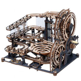 Robotime ロボタイム 手回しコースター マーブルナイトシティ 666675-LGA01 【日本正規品】 日本語説明書付き ROBOTIME ROKR 木らく プラザクリエイト PLAZACREATE つくるんです後継品 立体パズル