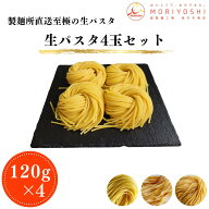 【4食入】生パスタ 選べる3種 リングイネ タリオリーニ タリアテッレ 120g×4食 麺のみ 製麺所直送 もち…