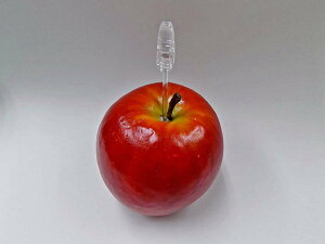 【 カード立て リンゴ・丸 】 日本製 メモスタンド 小物 食品サンプル おもしろ プレゼント かわいい おしゃれ ハンドメイド 模型 フェイクフード フード 食べ物 パーツ 撮影 ぬい撮 ユニー