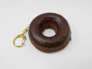 【 キーホルダー ドーナツ ・ チョコ】 日本製 小物 食品サンプル おもしろ プレゼント かわいい おしゃれ ハンドメイド ポーチ バッグ 模型 フェイクフード フード 食べ物 パーツ 撮影 ぬい