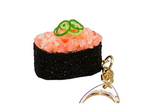 【 キーホルダー 軍艦 ネギトロ】 日本製 小物 食品サンプル おもしろ プレゼント かわいい おしゃれ ハンドメイド ポーチ バッグ 模型 フェイクフード フード 食べ物 パーツ 撮影 ぬい撮 ユ