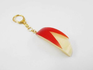 【 キーホルダー リンゴ ウサギ ・ 中】 日本製 小物 食品サンプル おもしろ プレゼント かわいい おしゃれ ハンドメイド ポーチ バッグ 模型 フェイクフード フード 食べ物 パーツ 撮影 ぬい