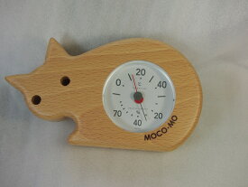 モコモ温・湿度計 猫　（日本製） MM035-TN