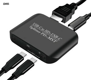 �y���������zC�X�v���b�^�[ 4K 60Hz Type C ���� �f���A�� ���j�^�[ MST SST �g��/�~���[���[�h�B�X�v���C�A�_�v Mac-Book Pro/Air�ADELL XPS 13/15�Ai-Mac�Ai-Pad
