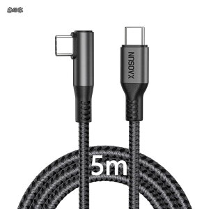 �y���������zUSB C �P�[�u�� 240W 5M L �� �}���[�d 140W �[�d�Ή� USB 2.0 �P�[�u�� 480 Mbps iphone 15 plus pro max�Amacbook Pro�Aipad mini�Amatebook�Aipad