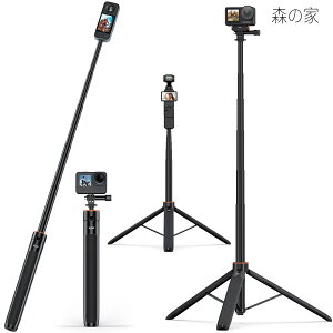 360 ���B��_ �A�N�V�����J���� �O�r 140cm���� 6�i�K�L�k�����|�[�� ���B��_ �R���p�N�g �����^�ѕ֗� DJI Osmo Action 6/5 pro/4/3�ADJI Osmo Pocket 3�Aosmo pocket 4�AInsta360 go ultra /X5/X4/X4 air/Ace Pro/Ace Pro 2�A