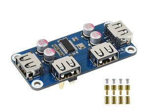 �y���������zT B �g���{�[�h Raspberry Pi 4 B/3 B+/3 A+/2 B/Zero/Zero 2 W/W/WH�APC�A4��USB�|�[�g�AUSB2.0/1.1�ɑΉ�