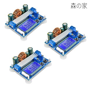 �y���������z3�� ���~���R���o�[�^ �������~���{�[�h DiyStudio DC 5.5-30V 12V to DC 0.5-30V 5v 24v �����\�Ȓ�d���d�� 4A 35W �d�����W���[�� �f�W�^��LCD�f�B�X�v���C