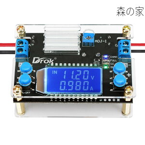 �y���������zDROK �~���R���o�[�^�[ DC-DC 6.5V�`36V ���� 1.2V�`32V �����\ 6V 12V 24V �����ψ��� 4.5A 75W LCD��� �~���d���g�����X CC CV �d�����W���[�� �����V�F���t���i���{��̎戵�������̕K