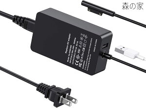 �y���������zSurface Pro �[�d�� Laptop�T�[�t�F�X �[�d�� 65W 44W 36W 24W�ɉ��p�\ Surface �d���A�_�v�^�[ for Surface Pro3/4/5/6/7/X/8/9�d���A�_�v�^�[�Ή��ALaptop5/4/3/2/1�[�d��Ή��AGo3/2/1�[�d��Ή� Book 3/